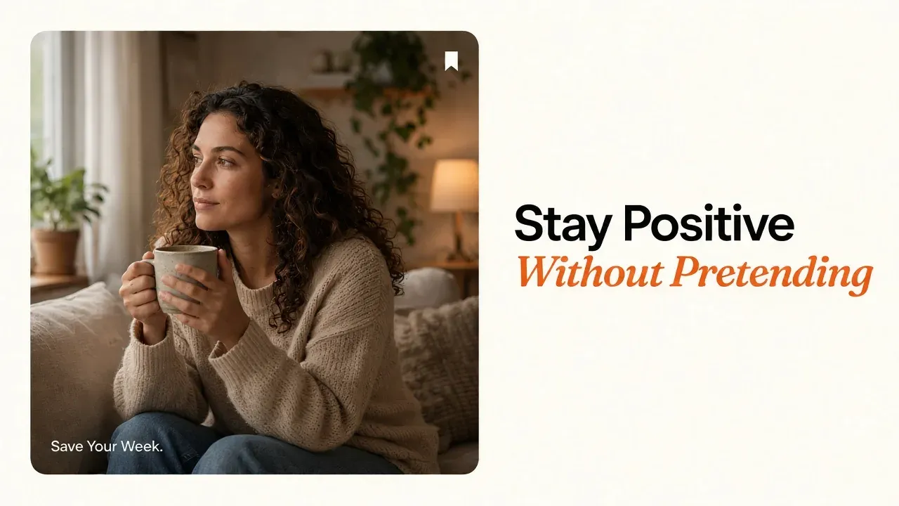 Stay Positive Without Pretending